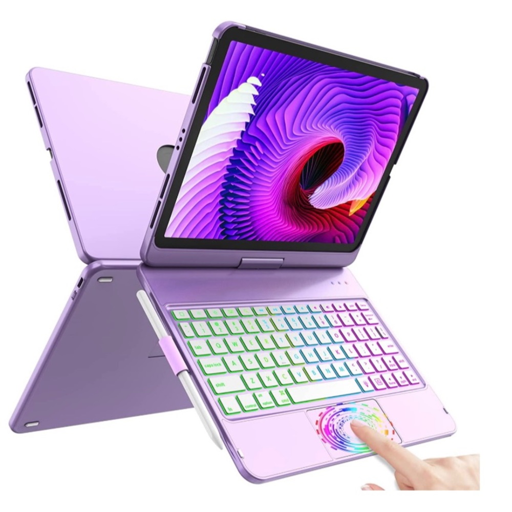 Keyboard case for iPad - see picture for compatible models